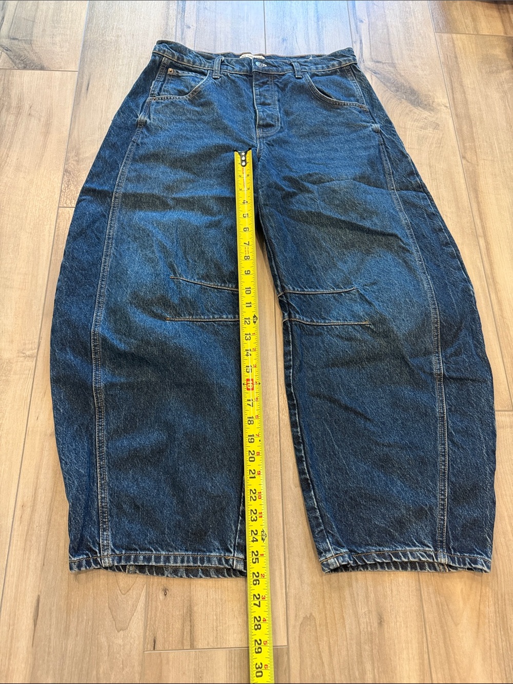 Free People We The Free Good Luck Barrel Leg Wide Leg Jeans. New without tags. - Picture 6 of 10